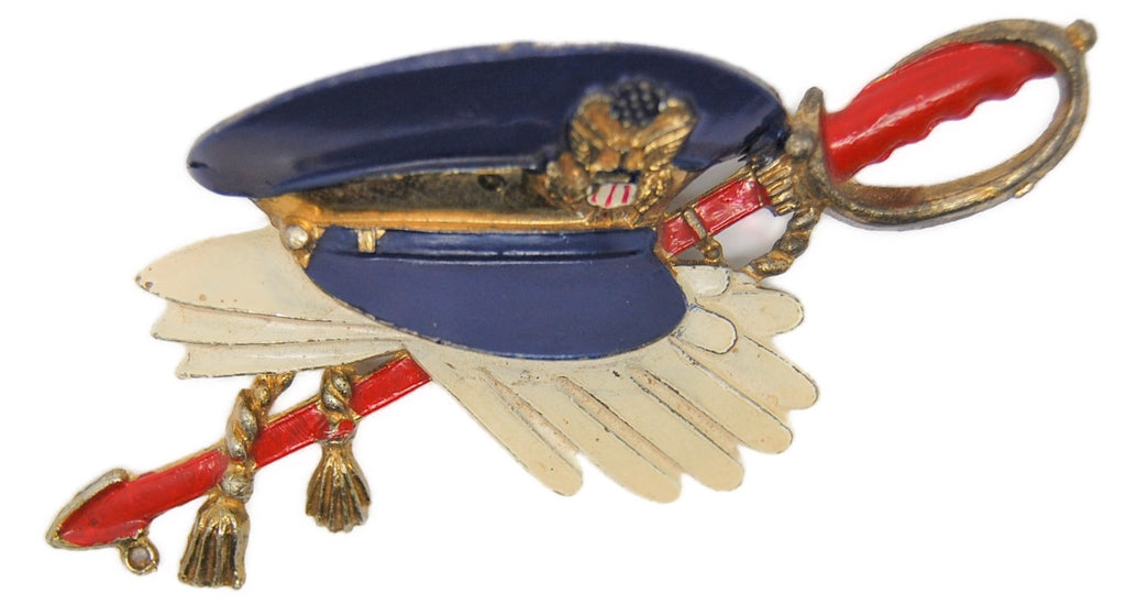 Little Nemo L/N WW2 Marines Patriotic Hat Gloves Figural Brooch