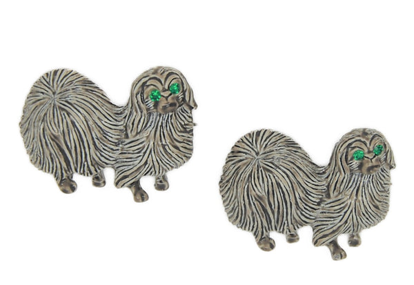 Gerrys Pekinese Scatter Pins Vintage Figural Brooch Set