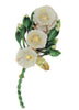 Original by Robert Triple Floral Stem Vintage Figural Pin Brooch