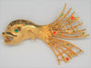 Jeanne Finned Grouper Fish Vintage Figural Pin Brooch