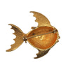 Mandle Sailfish Angel Fish Enamel Gold Tone Vintage Figural Pin Brooch