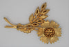 Weiss Icy Diamond Floral Vintage Costume Figural Pin Brooch - Mint