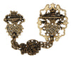 Lidz Bros Royal Shields Chatelaine Vintage Figurals Brooch Set