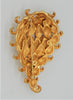 Boucher Floral Curly Pine Cone Vintage Figural Pin Brooch