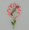 Har Pretty Pink Daisy Floral Flower Vintage Costume Figural Pin Brooch