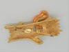 Carnegie Squirrel Trembler Tree Vintage Costume Figural Pin Brooch