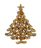 Weiss Vintage Branchy Rhinestone Christmas Tree Figural Pin Brooch