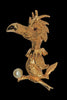 Carnegie Dodo Bird Pearl Egg Vintage Figural Pin Brooch - 1940s