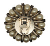 Art Deco Pearl & Rhinestone Snowflake Vintage Figural Dress Clip Pin Brooch
