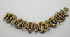 Lion Knight Heraldic Intaglio Character Vintage Figural Costume Bracelet