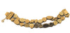 Goldette Victorian Revival Double Charm Slide 4 Chain Vintage Figural Bracelet