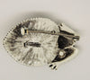Florenza Frog on Lilypad Figural Vintage Brooch 1950s - Mink Road Vintage Jewelry
