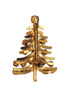 Austria Branchy Rhinestone Christmas Tree Vintage Figural Brooch