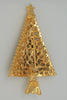 Hobe Pave Rhinestones Christmas Tree Vintage Figural Costume Brooch