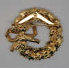 Christmas Bow Holiday Wreath Vintage Figural Brooch - 1950s