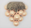 Grapes Pearl Dress Clip Antique Vintage Figural Pin Brooch