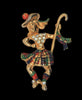 Hess-Appel Jolle Scottish Irish Highland Dancer Vintage Figural Pin Brooch