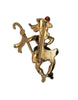 Hess-Appel Jolle Scottish Irish Highland Dancer Vintage Figural Pin Brooch