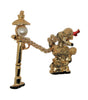 Coro Poodle Dog & Lamp Post Smalls Vintage Figural Chatelaine Brooch