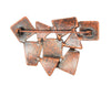 Mid-Century All Angles Copper Alloy Vintage Figural Brooch