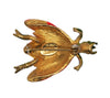 Carnegie Bright Enamel Flying Bug Vintage Figural Pin Brooch
