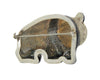 Antique Wire Mesh Enamel Panda Bear Vintage Figural Pin Brooch