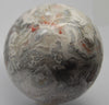 Sphere - Mexican Crazy Lace w/ Crystal Vugs 3 Inch Agate