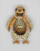 St John Penguin Vintage Costume Figural Pin Brooch
