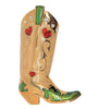 Bob Mackie Cowgirl Boot Hearts & Diamonds Vintage Costume Figural Pin Brooch