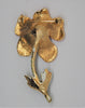 CFW Floral Pansy Daisy Flower Enamel Vintage Costume Figural Pin Brooch