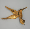 Boucher Ruby Throat Hummingbird Vintage Figural Pin Brooch