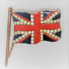 Trifari A Philippe Patriotic Union Jack Figural Flag 1940s Pin Brooch