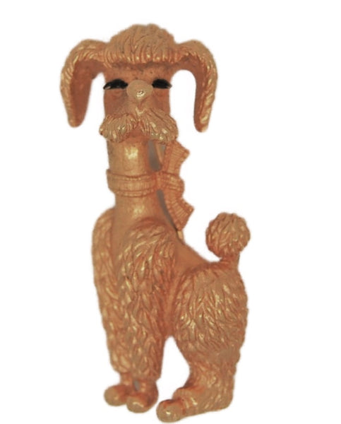 Boucher Standard Poodle Vintage Costume Figural Pin Brooch