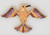 Boucher Enameled Eagle Gold Tone Vintage Figural Brooch
