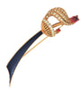 Ciner Sword Scimitar Vintage Costume Figural Pin Brooch - RARE