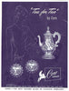 Coro Pegasus Tea for Two Teapot A. Katz Vintage Figural Brooch 1948