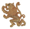 DeNicola Crouching Griffin Lion Vintage Figural Costume Pin Brooch