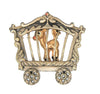 Coro Dumbo Walt Disney Circus Baby Giraffe Rail Car WPD Vintage Figural Pin Brooch