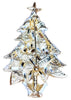 Eisenberg Ice Flocked Multi-Color Tree Vintage Figural Pin Brooch