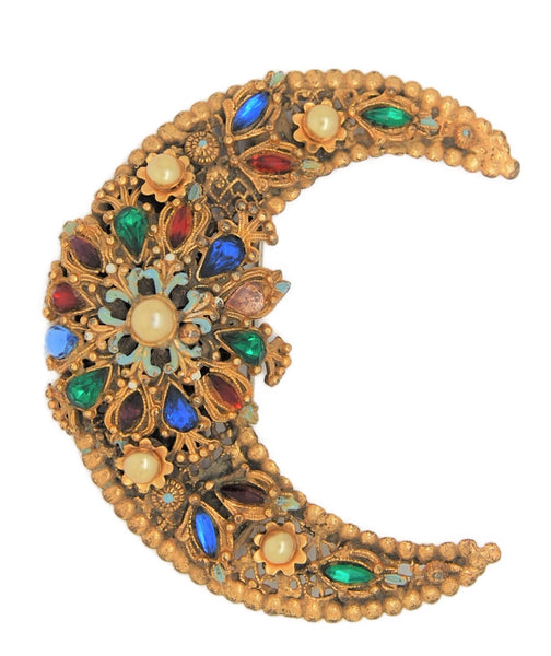 Korda Thief of Bagdad #113 Royal Crescent Vintage Figural Pin Brooch