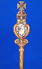 Kramer NY Royal Scepter Maltese Cross Vintage Figural Pin Brooch