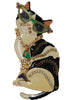 LATR Lunch at the Ritz Glamour Cat Vintage Figural Pin Brooch